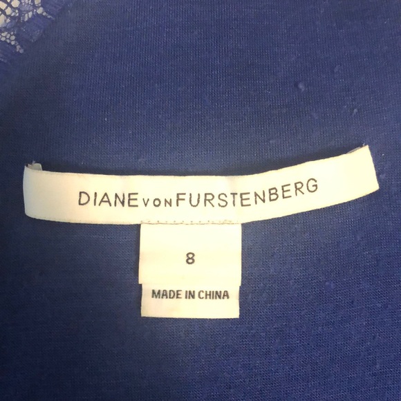 DVF Zarita Diane von Furstenberg Blue Mini dress - Picture 8 of 16
